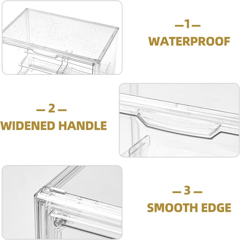 Uni HIMO 4Tier Display Case for Collectibles,Clear Display Box with 2 Stands ,Storage Container with Magnetic Door - Image 5